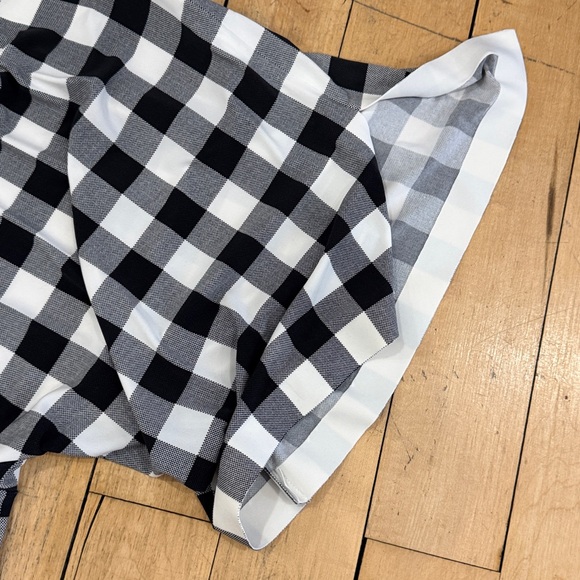 Norma Kamali Obie Gingham Maxi XS - Picture 8 of 16